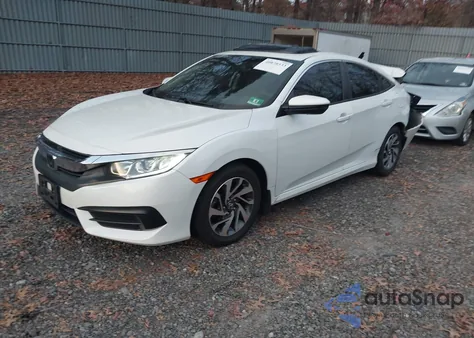 2018 Honda Civic Ex from USA, damaged, VIN 2HGFC2F77JH512399
